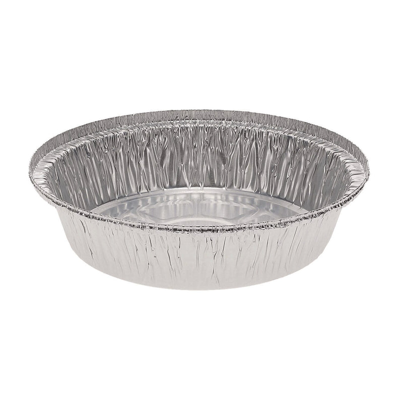 Pactiv Evergreen 24 oz. Aluminum Take-Out Container, Round, Silver, 250/Carton (PCTY52730)