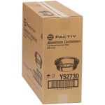 Pactiv Evergreen 24 oz. Aluminum Take-Out Container, Round, Silver, 250/Carton (PCTY52730)