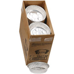 Pactiv Evergreen 24 oz. Aluminum Take-Out Container, Round, Silver, 250/Carton (PCTY52730)