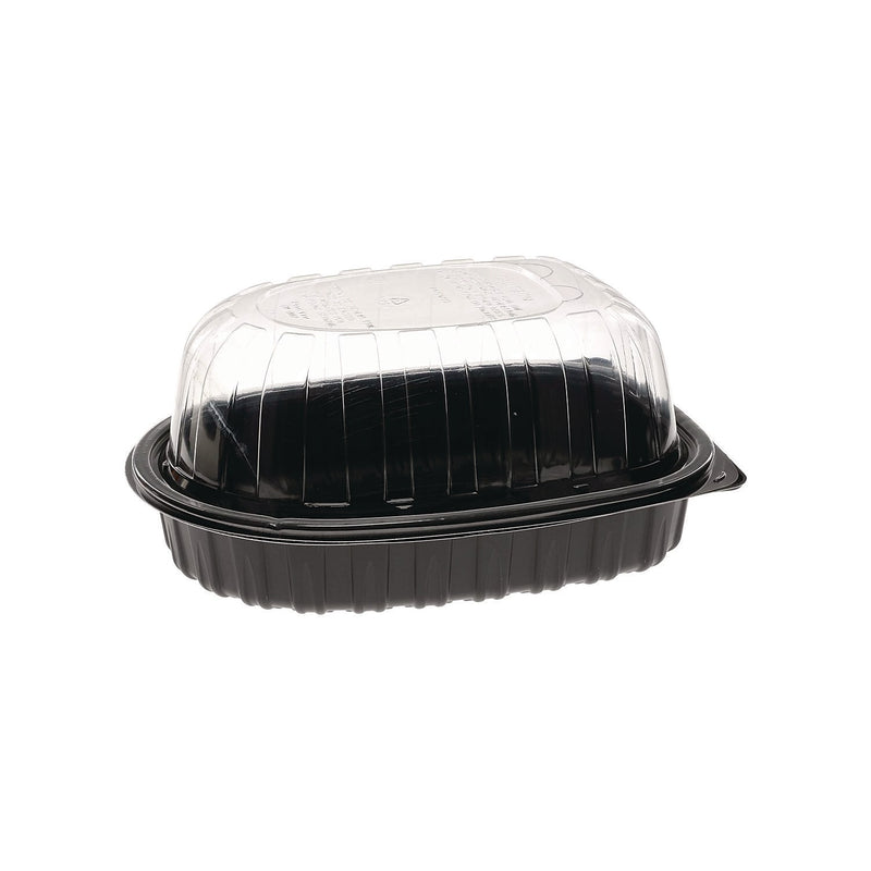 Pactiv MealMaster Chicken Roaster Container, Black, 110/Carton (PAC YCNC600700DZ)