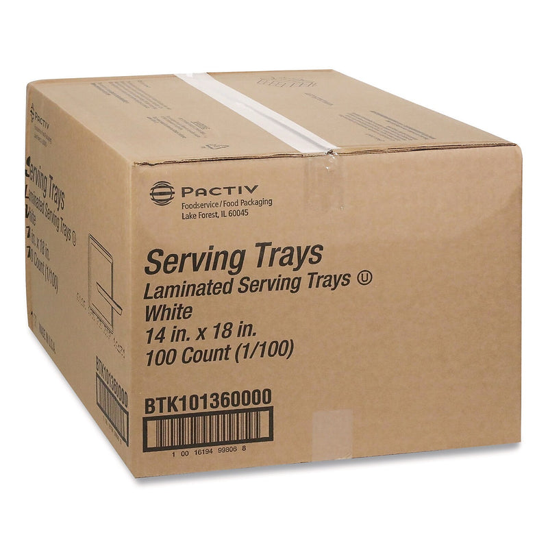 Pactiv Evergreen Foam Serving Tray, 100/Carton (BTK101360000)