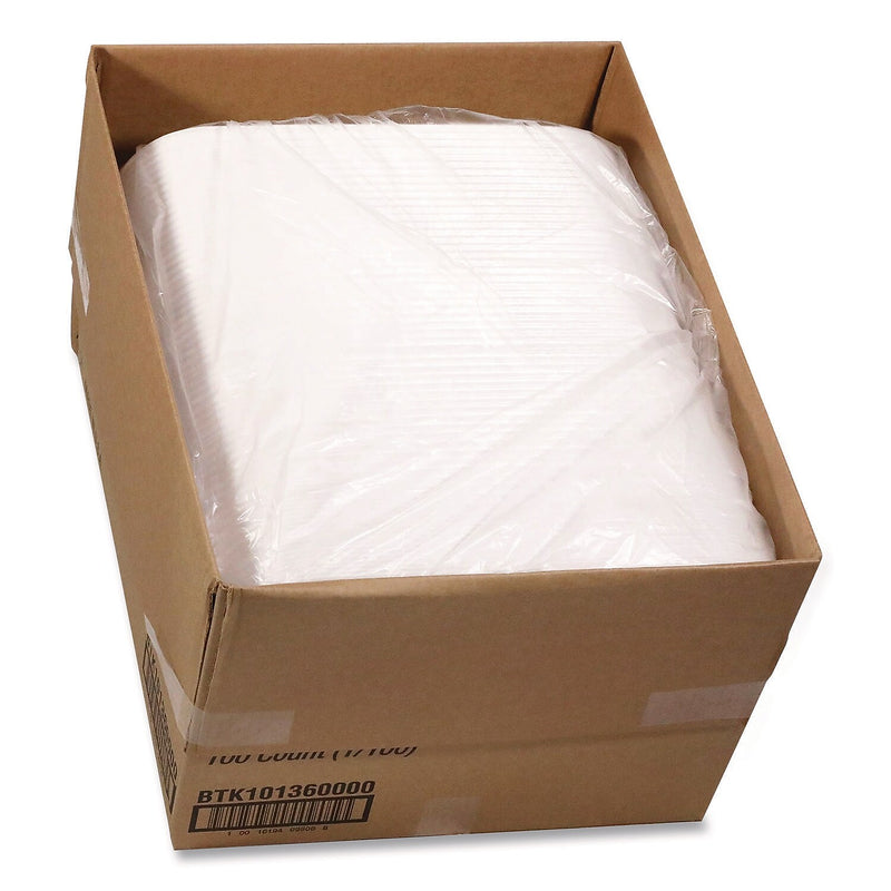 Pactiv Evergreen Foam Serving Tray, 100/Carton (BTK101360000)