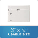 6" x 9" Self-Sealing Bubble Mailer, #0, White, 25/Pack (QUA95007)