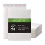 10.5" x 15" Self-Sealing Bubble Mailer, #5, White, 25/Pack (QUA95011)