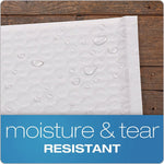 10.5" x 15" Self-Sealing Bubble Mailer, #5, White, 25/Pack (QUA95011)