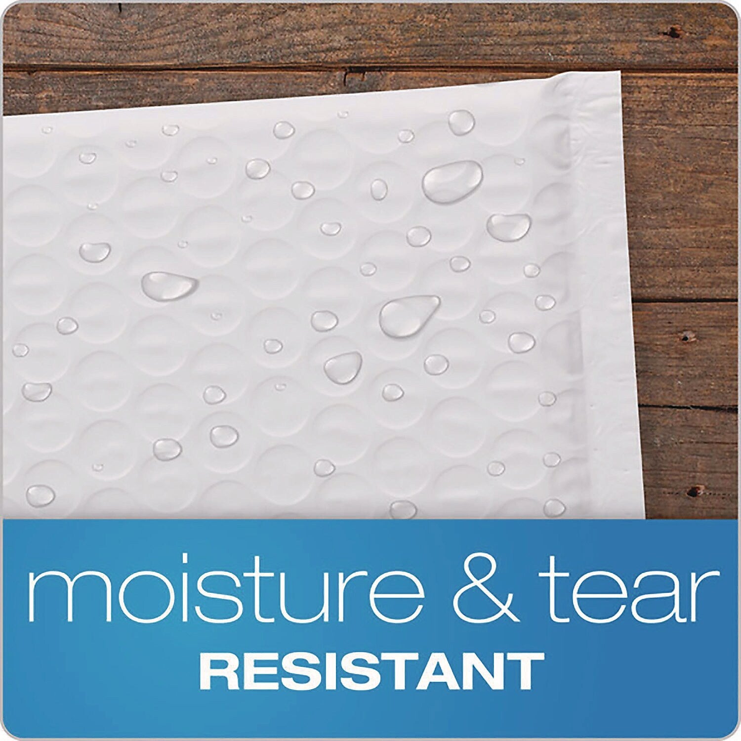 10.5" x 15" Self-Sealing Bubble Mailer, #5, White, 25/Pack (QUA95011)