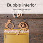 6" x 9" Self-Sealing Bubble Mailer, #0, Brown Kraft, 25/Pack (QUA95001)