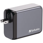 Verbatim GaN USB-A/USB-C Wall Charger, 200W, Black/Gray (32204)