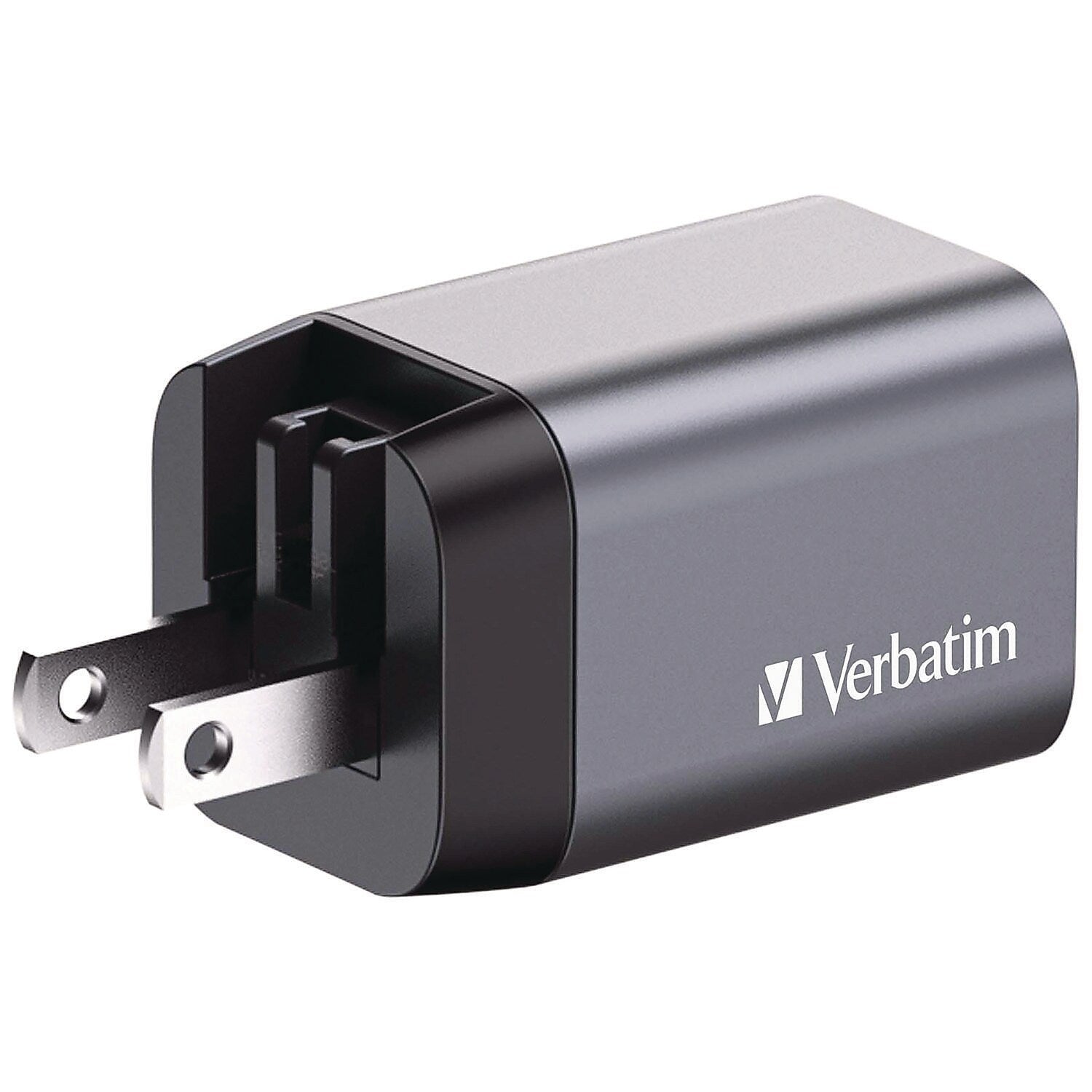 Verbatim GaN USB-A/USB-C Wall Charger, 35W, Black/Gray (32200)
