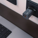 Verbatim GaN USB-A/USB-C Wall Charger, 35W, Black/Gray (32200)