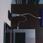 Verbatim GaN USB-A/USB-C Wall Charger, 35W, Black/Gray (32200)