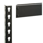 Alera 3800 Series 4-Shelf Steel Shelving Unit, 60" x 30" x 16", Black (26109)