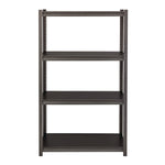 Alera 3200 Series 4-Shelf Steel Shelving Unit, 60" x 36" x 18", Black/Gun Metal Gray (26112)