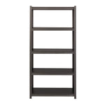 Alera 3200 Series 5-Shelf Steel Shelving Unit with Laminate Shelves, 72" x 36" x 18", Black (26113)