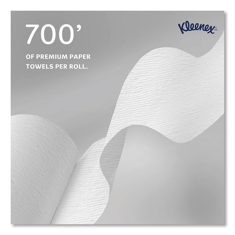 Kleenex Recycled Hardwound Paper Towels, 1-Ply, 700 ft./Roll, 6 Rolls/Carton (25639)