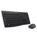 Logitech Combo MK270 Wireless Keyboard & Mouse, Black (920-004536)