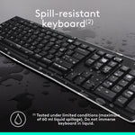 Logitech Combo MK270 Wireless Keyboard & Mouse, Black (920-004536)