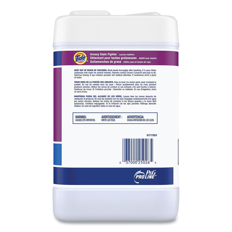 Tide Professional Greasy Stain Fighter Laundry Stain Remover, Unscented, 2.5 Gallon (25026)