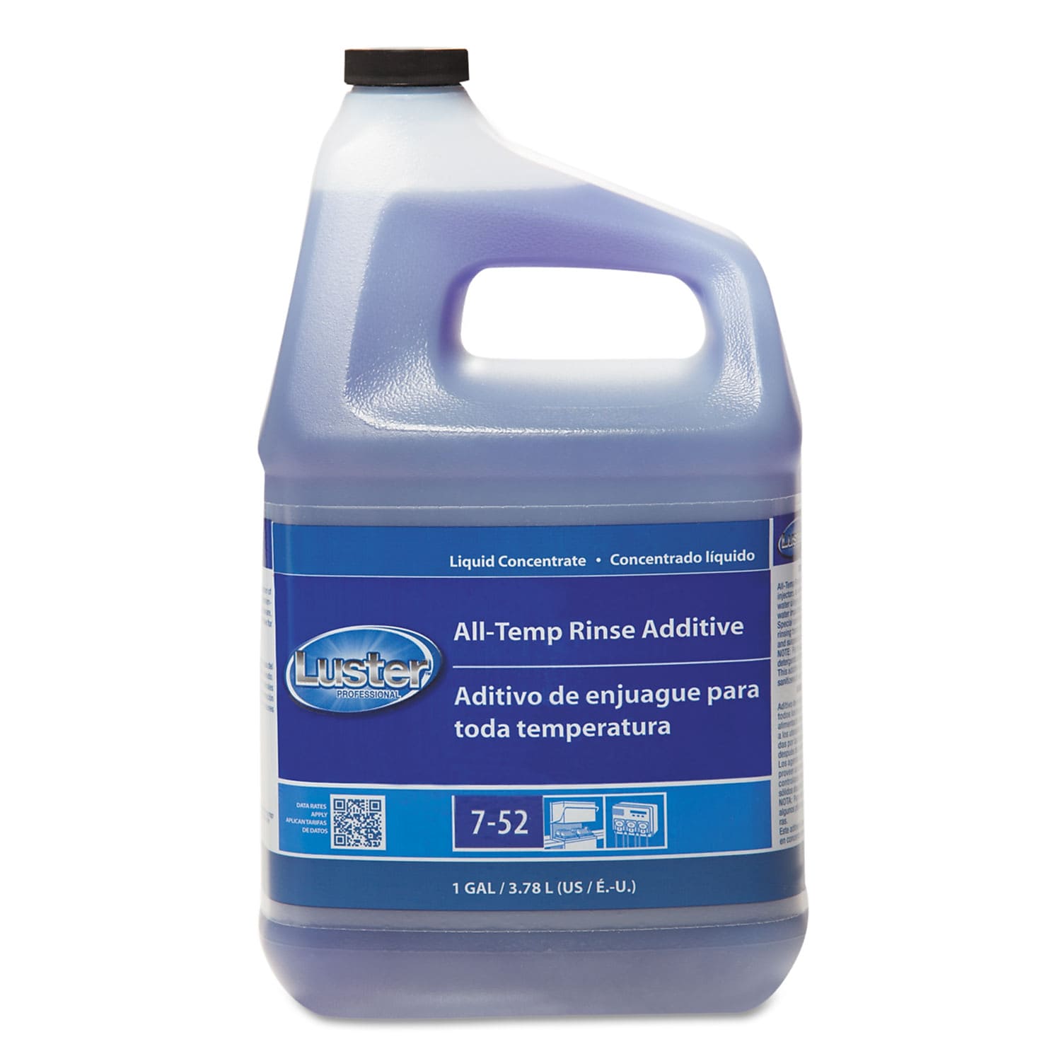 Luster Professional All-Temp Dishwasher Rinse Additive, Pleasant Scent, 1 Gallon, 4/Carton (45912)