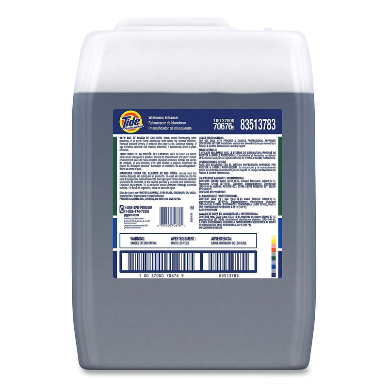 Tide Professional Whiteness Enhancer Liquid Laundry Detergent, Unscented, 427 Loads, 5 Gallon (70676)