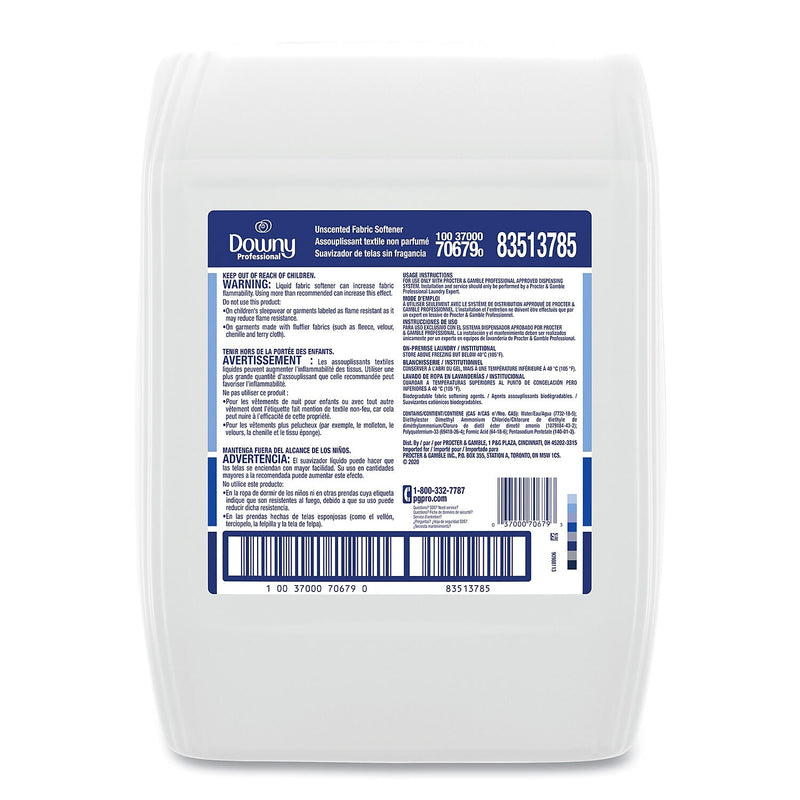 P&G Pro Line Downy Professional Fabric Softener, Unscented, 427 Loads, 5 Gallon (70679)