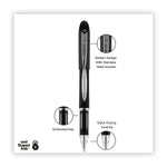 uni-ball Jetstream Gel Pen, Bold Point, 1.0mm, Black Ink (33921)