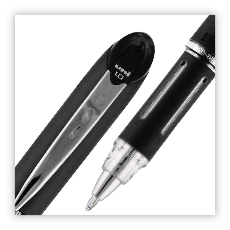 uni-ball Jetstream Gel Pen, Bold Point, 1.0mm, Black Ink (33921)