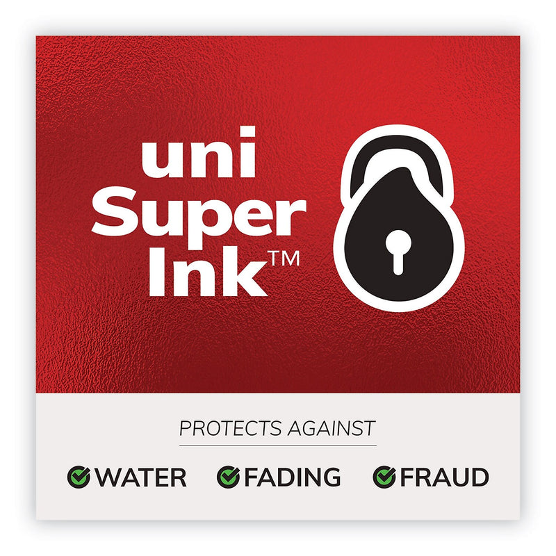 uni-ball Jetstream Gel Pen, Bold Point, 1.0mm, Black Ink (33921)
