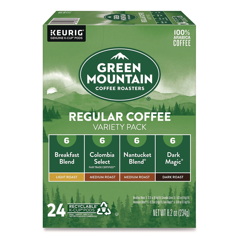 Green Mountain Assorted Flavor Coffee Keurig K-Cup Pods, 24/Box (5000374159)