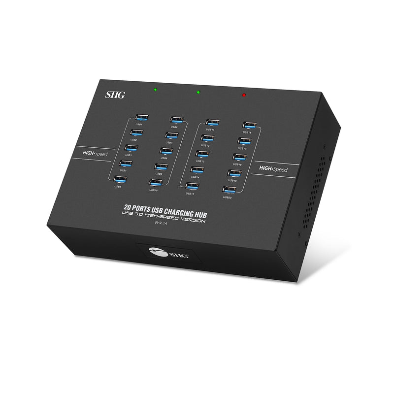 SIIG USB-A Charging Station, 200W, Black (ID-US0611-S1)