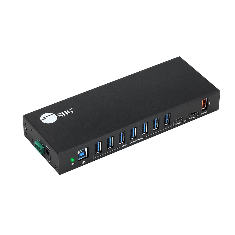SIIG USB-A/USB-C Charging Station, 65W, Black (ID-US0811-S1)