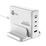 SIIG GaN USB-A/USB-C Charging Stand, 240W, White (AC-PW1X11-S1)