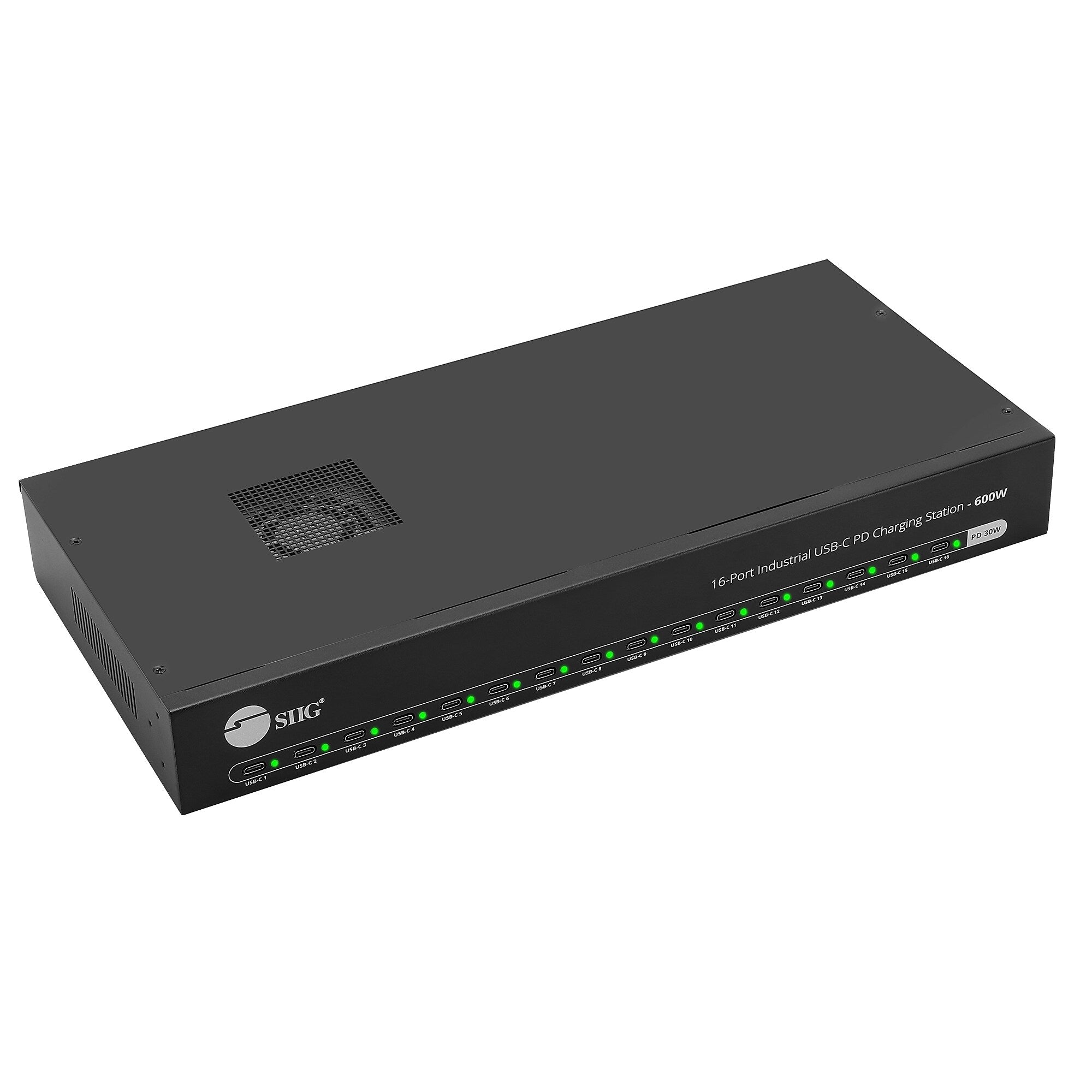 SIIG USB-C Charging Station, 600W, Black  (ID-US0A11-S1)