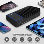 SIIG USB-A/USB-C Charging Station, 150W, Black (AC-PW1R11-S1)