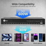 SIIG USB-C Charging Station, 600W, Black  (ID-US0A11-S1)