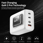 SIIG GaN USB-A/USB-C Charger, 200W, White (AC-PW1V11-S1)