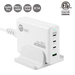 SIIG GaN USB-A/USB-C Charging Stand, 240W, White (AC-PW1X11-S1)