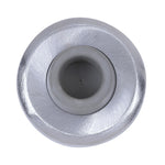 Tell Concave Wall Bumper, Satin Chrome Finish 26D (DT100084)