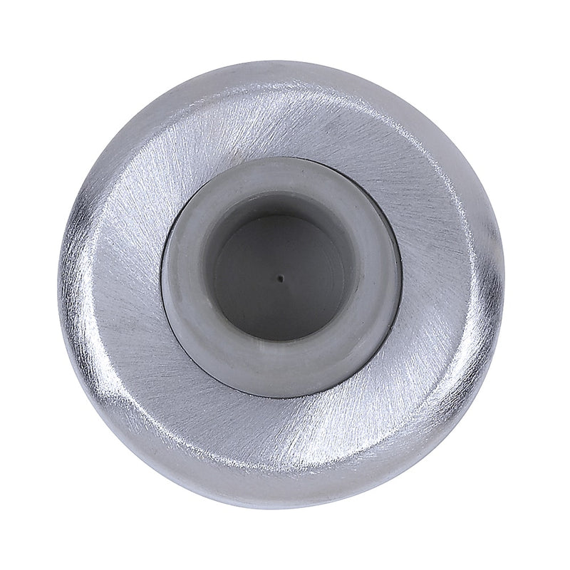 Tell Concave Wall Bumper, Satin Chrome Finish 26D (DT100084)