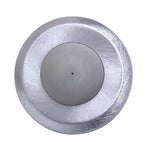 Tell Convex Wall Bumper, Satin Chrome Finish 26D (DT100085)