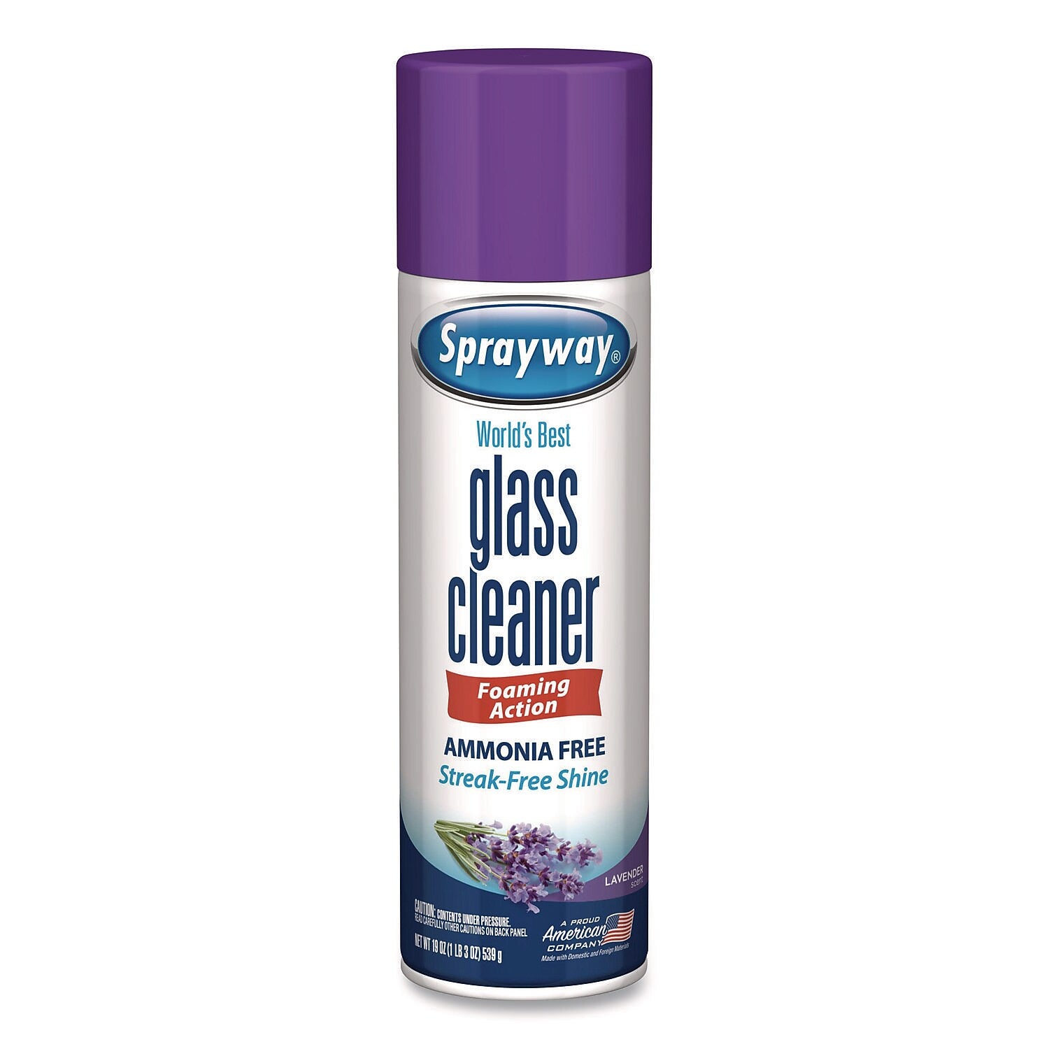 Sprayway Glass Cleaner Degreaser, Lavender Scent, 19 oz., 6/Carton (1000047224)