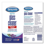 Sprayway Glass Cleaner Degreaser, Lavender Scent, 19 oz., 6/Carton (1000047224)