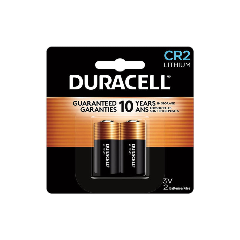 Duracell Specialty High-Power CR2 Lithium Battery, 2/Pack (CR2B2PK)
