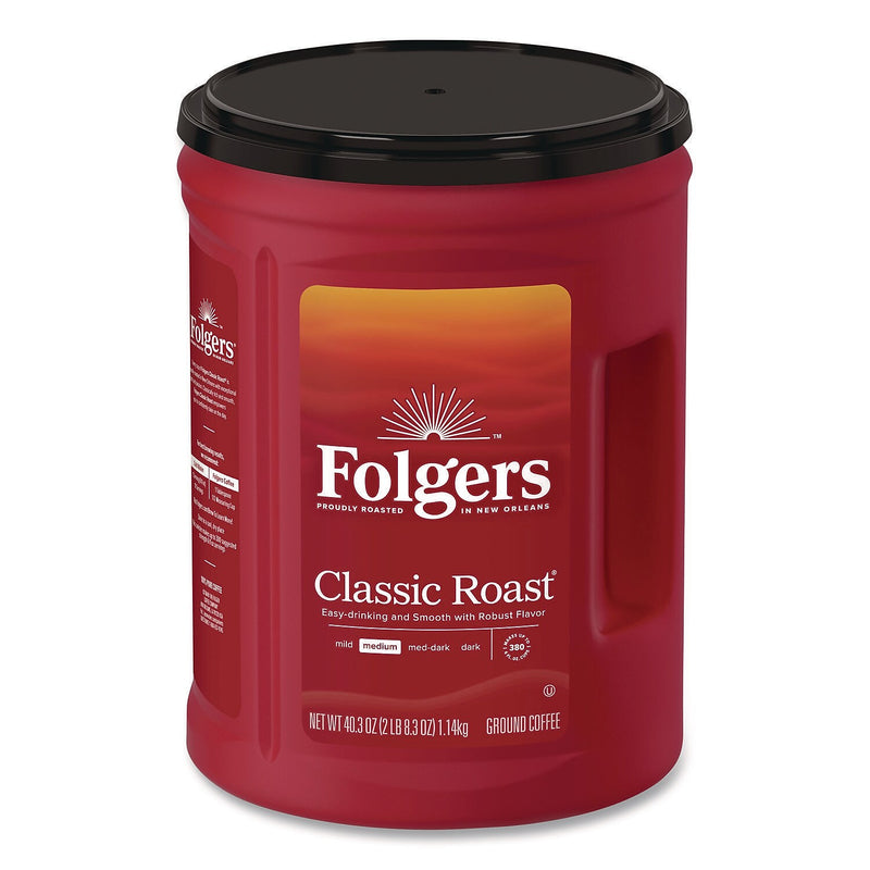 Folgers Classic Roast Ground Coffee, Medium Roast, 40.3 oz. (30419EA)