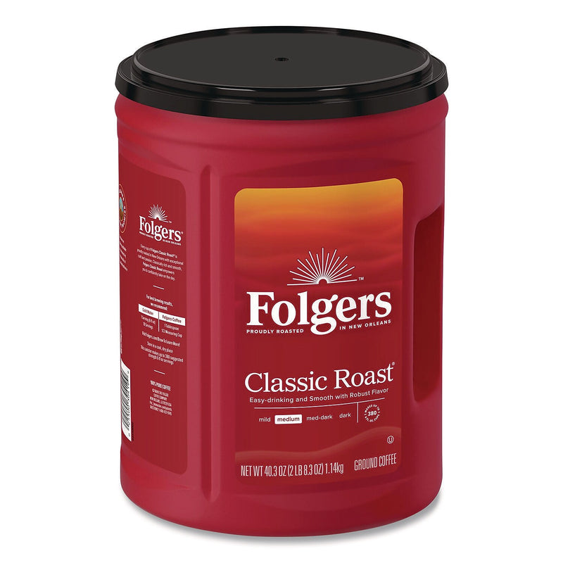Folgers Classic Roast Ground Coffee, Medium Roast, 40.3 oz. (30419EA)