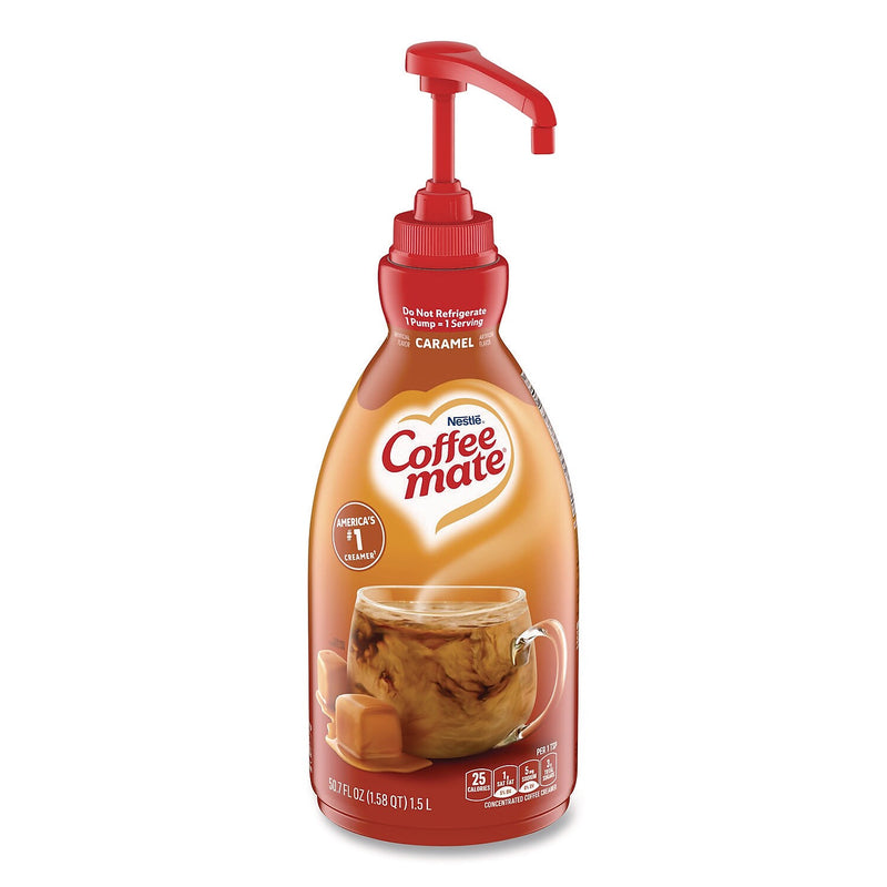 Coffee mate Caramel Dairy Free Liquid Creamer, 50.7 oz. (NES73358)