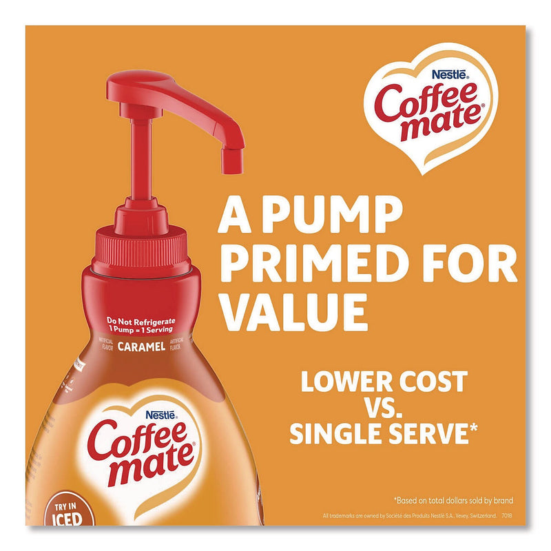 Coffee mate Caramel Dairy Free Liquid Creamer, 50.7 oz. (NES73358)