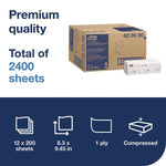 Tork Xpress Multifold Paper Towels, 1-Ply, 200 Sheets/Pack, 12 Packs/Carton (420590)