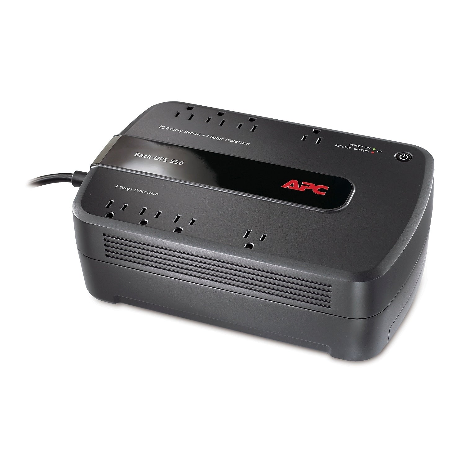 APC Back-UPS ES 550VA 8-Outlet Battery Backup, Black (BE550G)