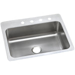 Elkay Dayton Stainless Steel 27" x 22" x 8", Single Bowl Dual Mount Sink (DSESR127221)